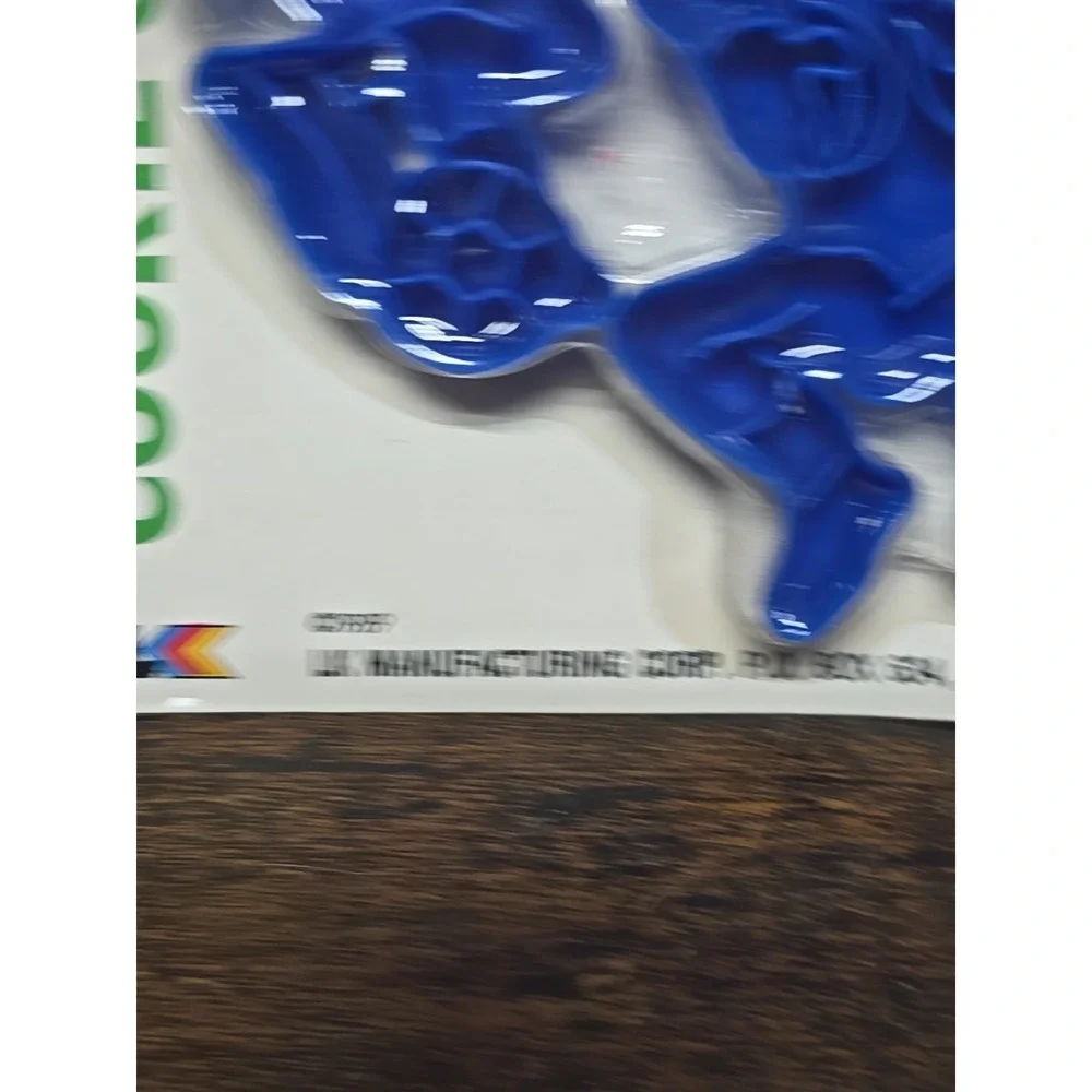 Vintage 1989 LK‎ Manufacturing Cookie Cutters Set Football Player New Sealed USA